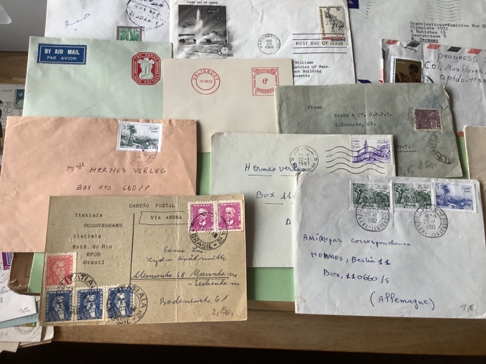 worldwide covers & postcards 37 items Ref A1877