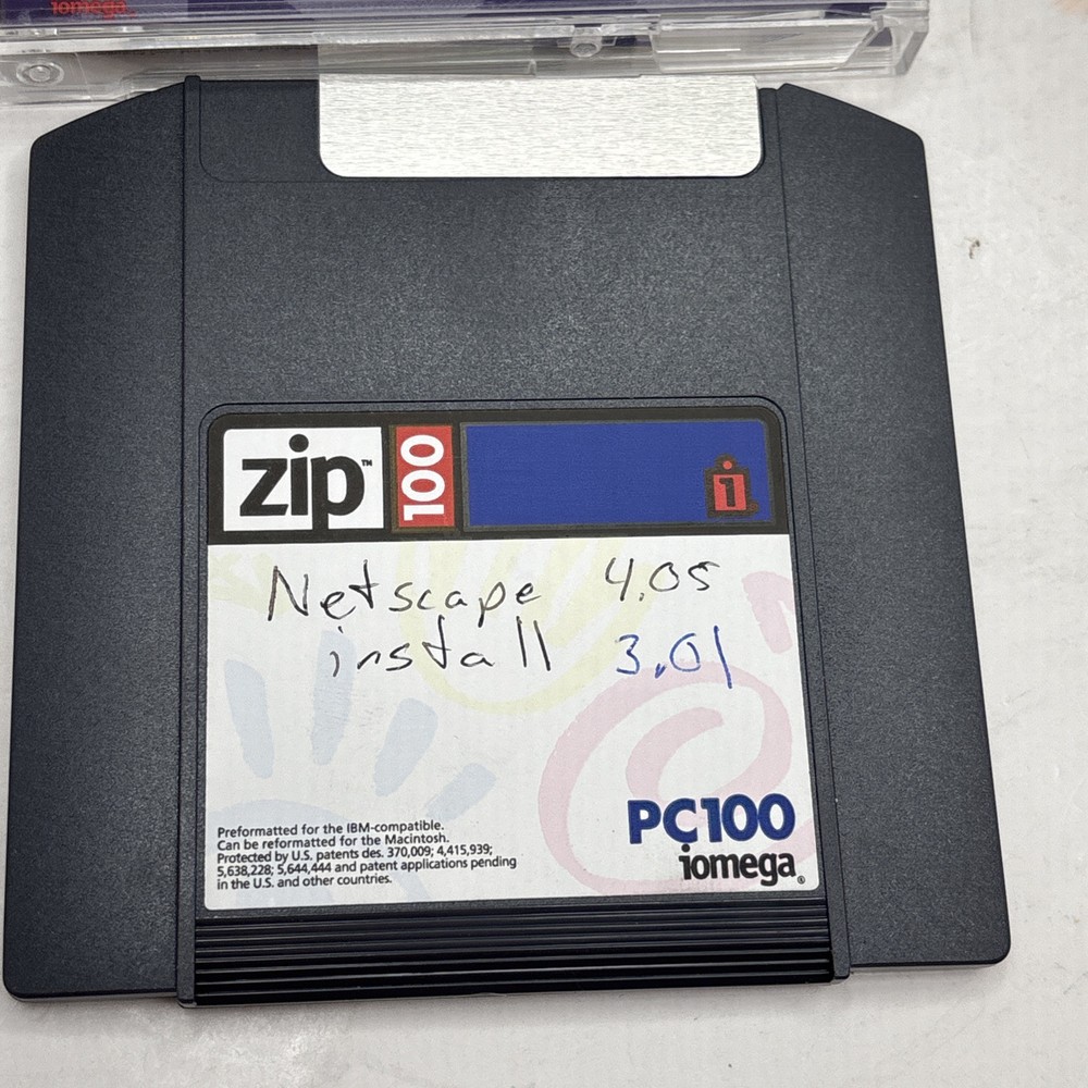 IOMEGA ZIP DRIVE DISK 100 MB