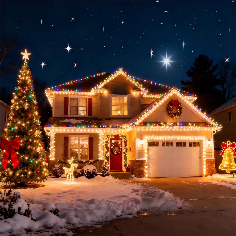 Color Changing Christmas Lights, 66FT 200 LED String Lights with Remote Timer...