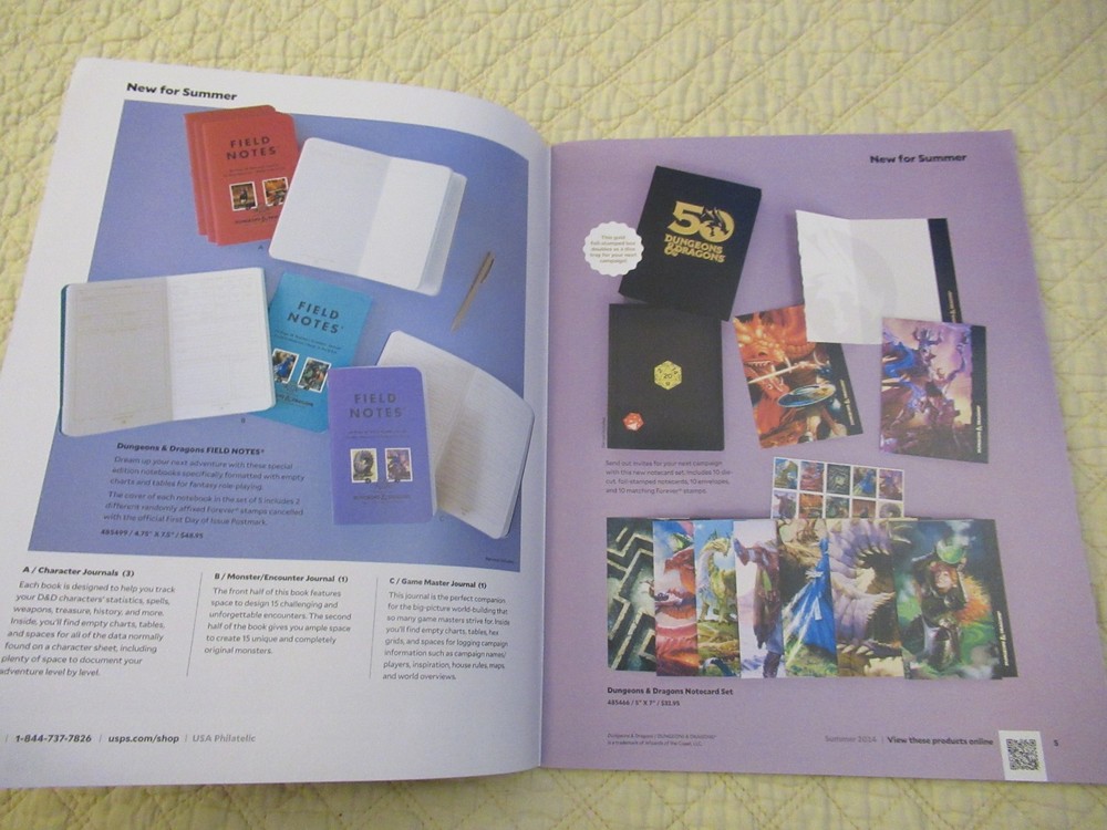 USPS USA Philatelic Summer & Fall 2024 Catalogs (2-Set)