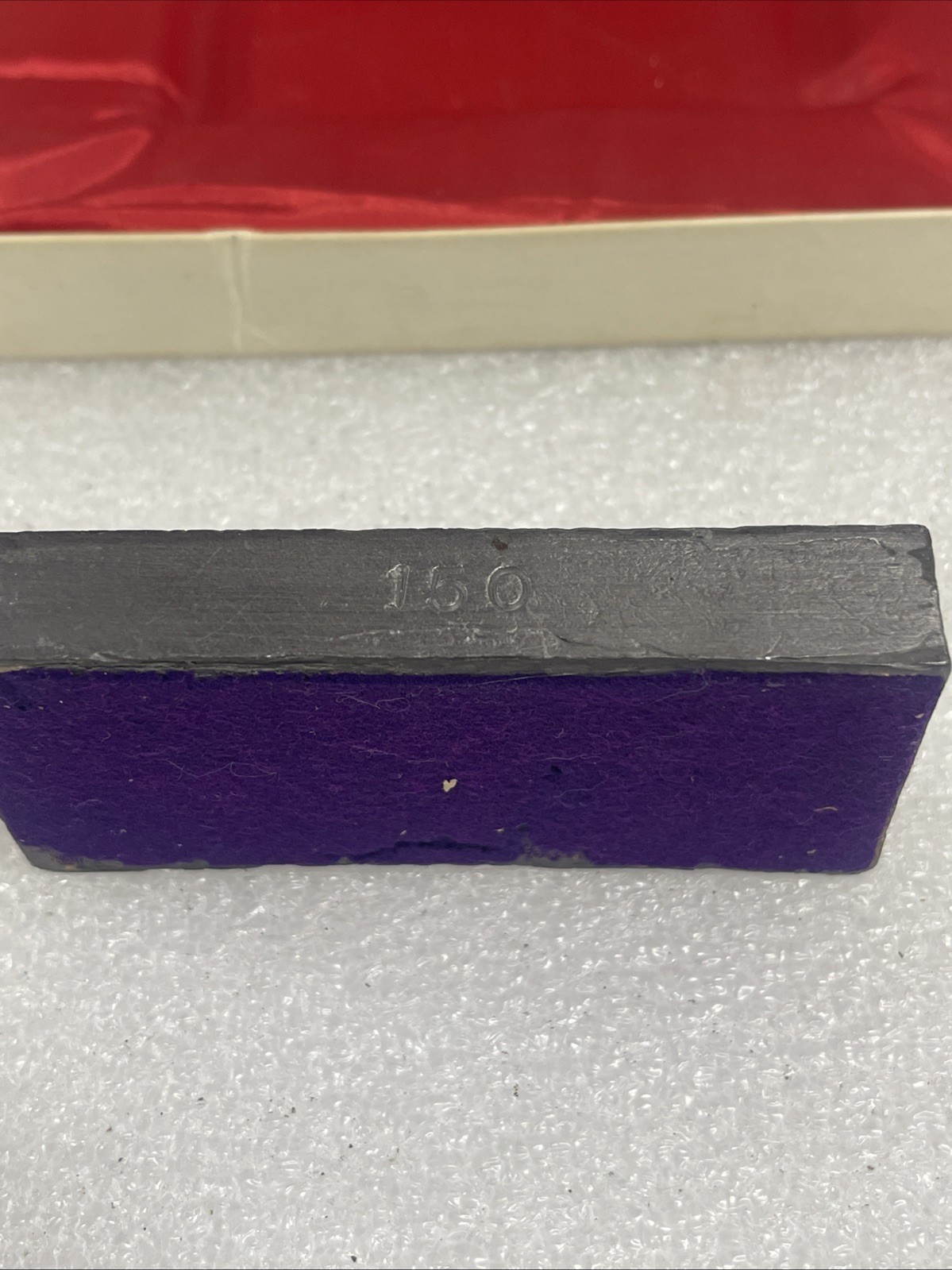 Hitler Lead Ingot S. Y. Ostwind Plaque 4” X 2”1/2" #150 With Original Box