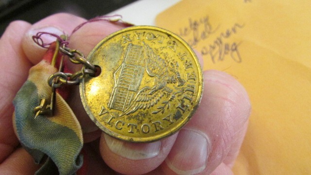 Medal - Made From Captured German Flag