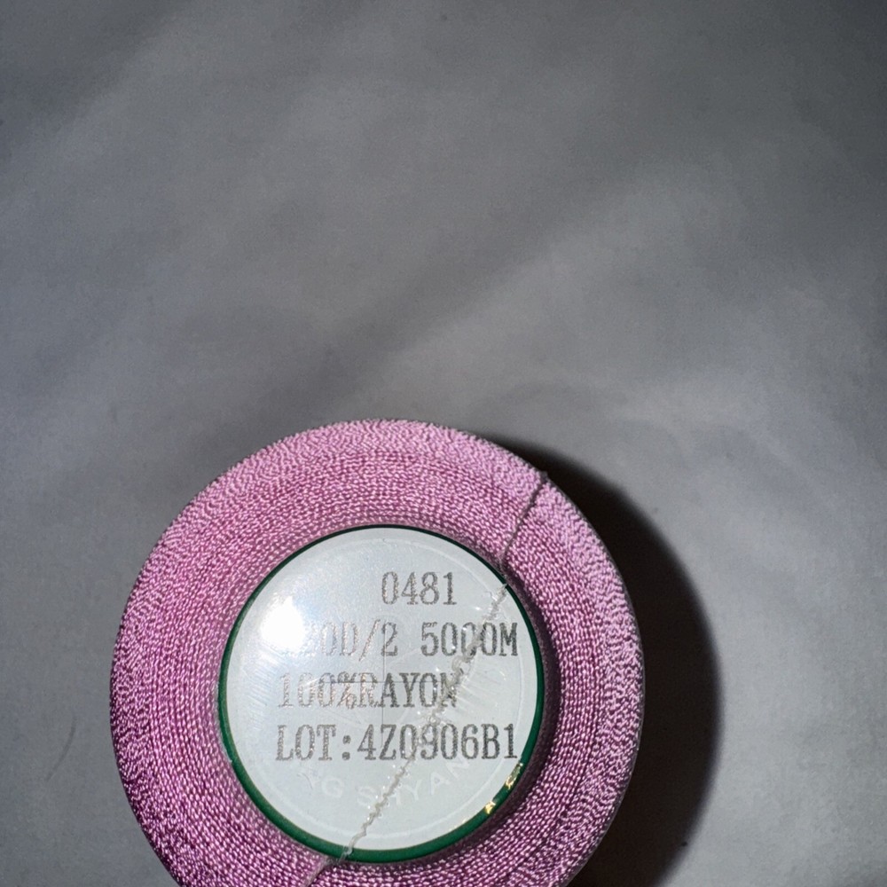 Pink Embroidery Machine Thread Spool 5000m 0481 Pink