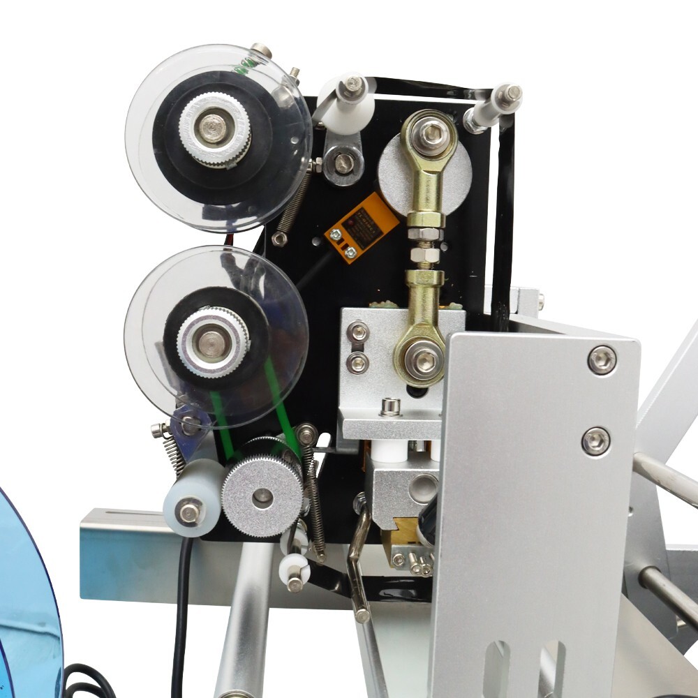 Round Bottle Labeler Coding Machine with Printer Labeling Machine3-15m/min Speed