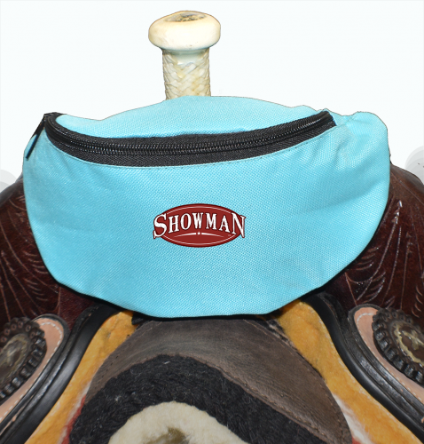 Showman Nylon Insulated Trail Horn Bag POUCH SACK w Pocket Western Saddle Bags