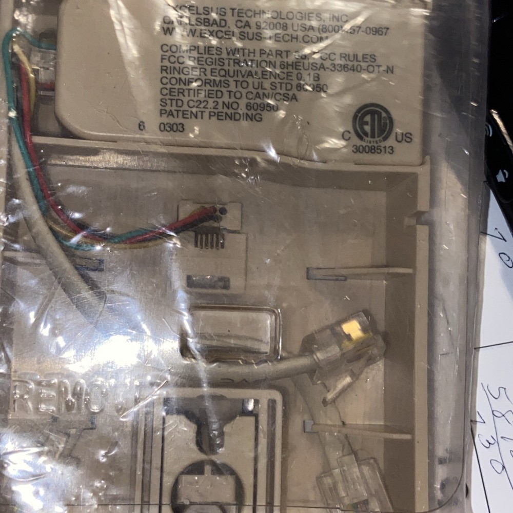 EXCELSUS TECHNOLOGIES, Inc. DSL FILTER