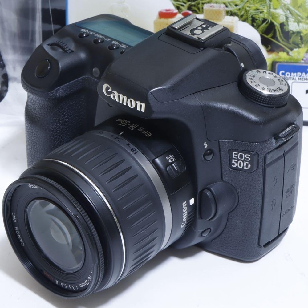 Canon EOS 50D DSLR Camera Full Set with Smartphone Transfer Reader