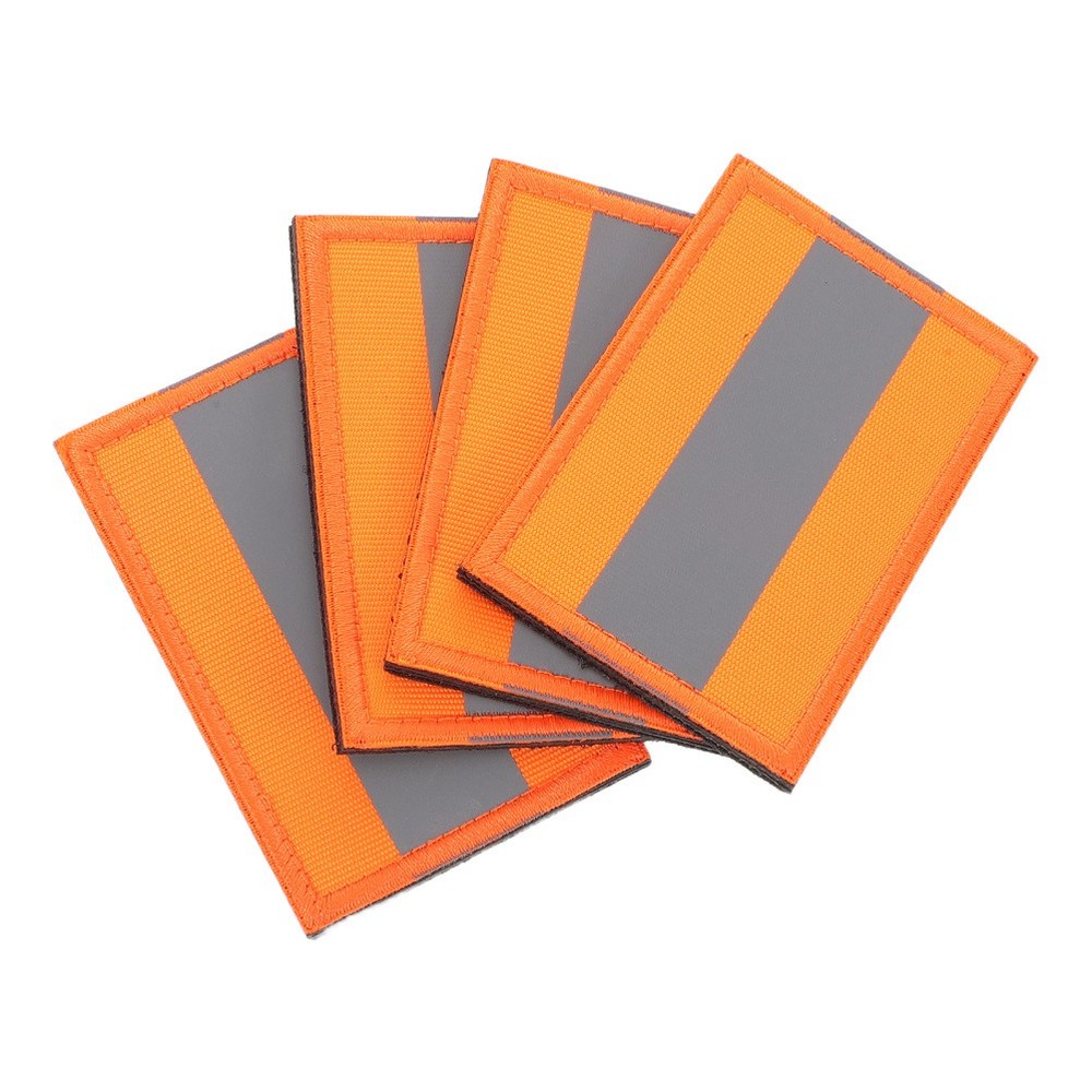 4 Pcs Rain Jackets Security Patch Reflective Night Camping Hiking