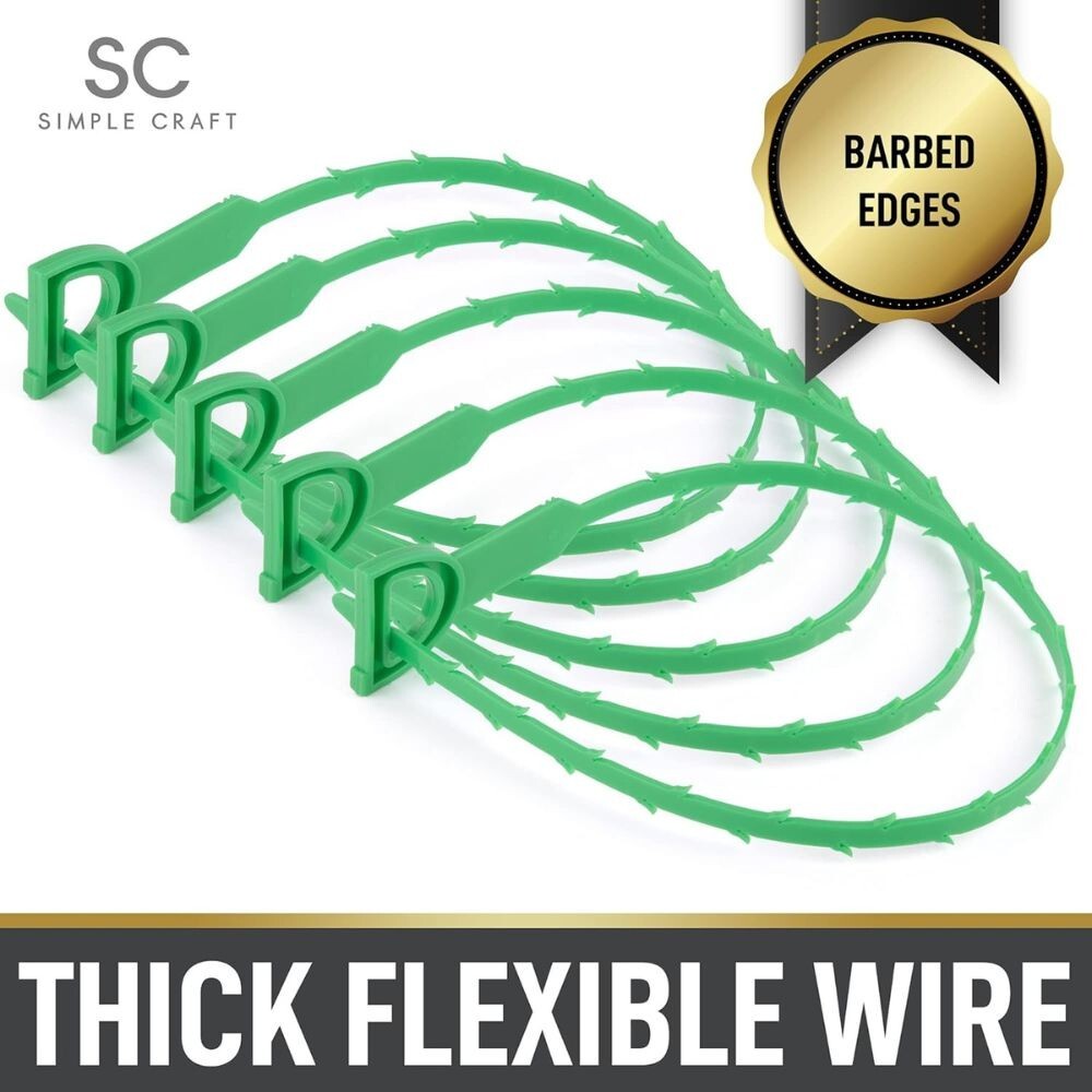 Simple Craft Drain Clog Remover - 5 Pack or 3 Pack