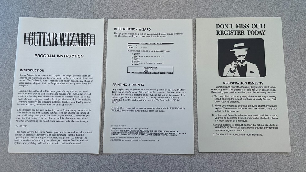 Guitar Wizard - Atari 8-bit & Commodore 64