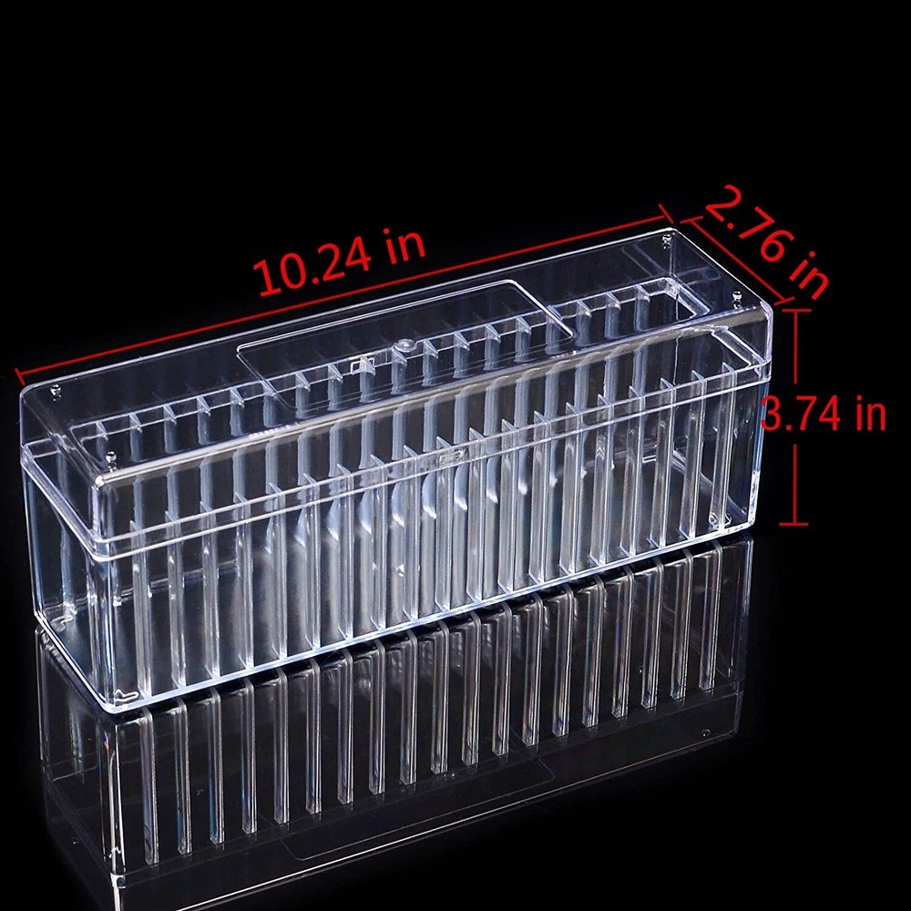 4PC Transparent PC Coin Storage Box 20 Slab Coin Holder for PCGS NGC PCCB PMGab