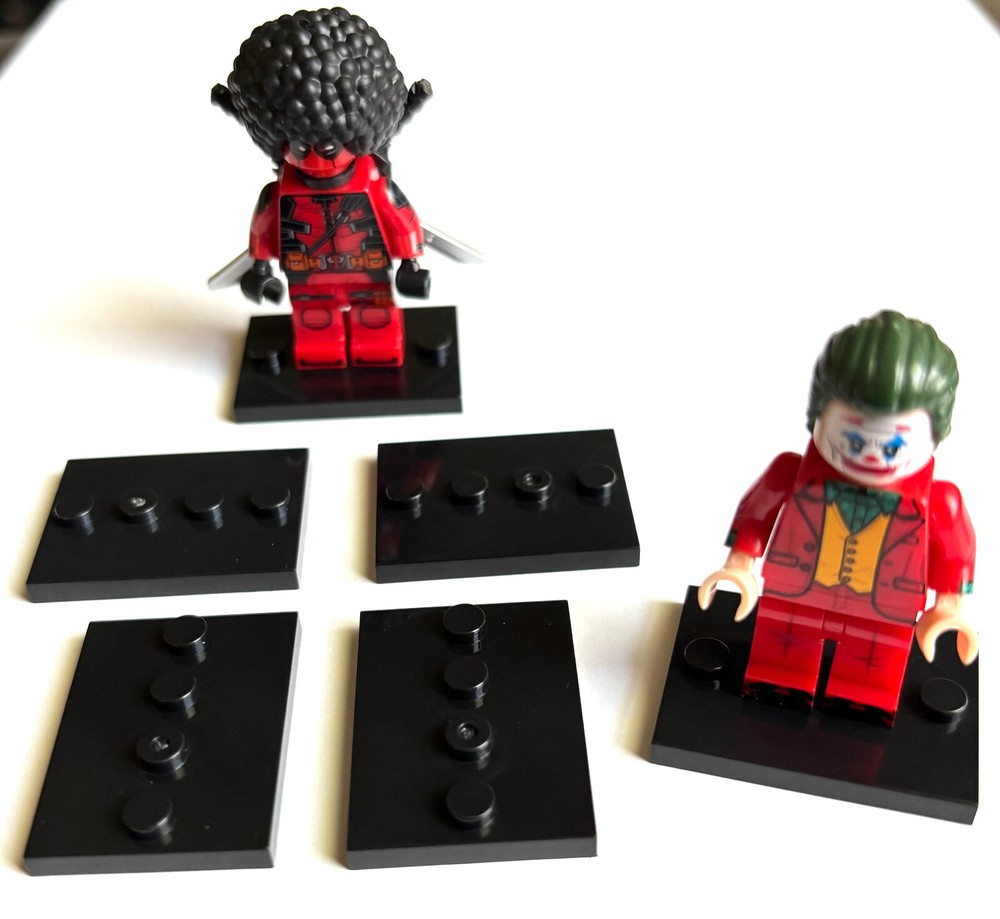 Compatible Minifigure Stands 1 X 4 - 5 Stands)