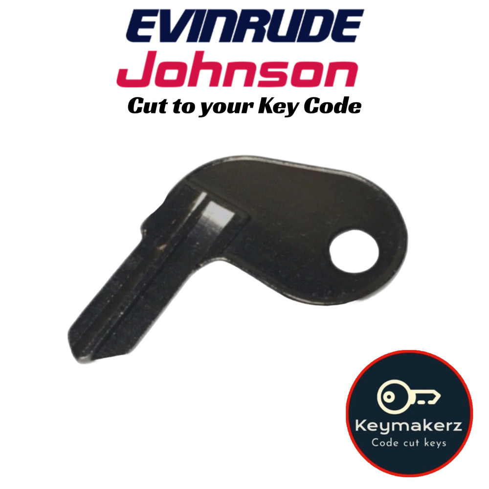 Johnson Evinrude Outboard Boat Keys Replacement key Cut to Your Key Code 1-35