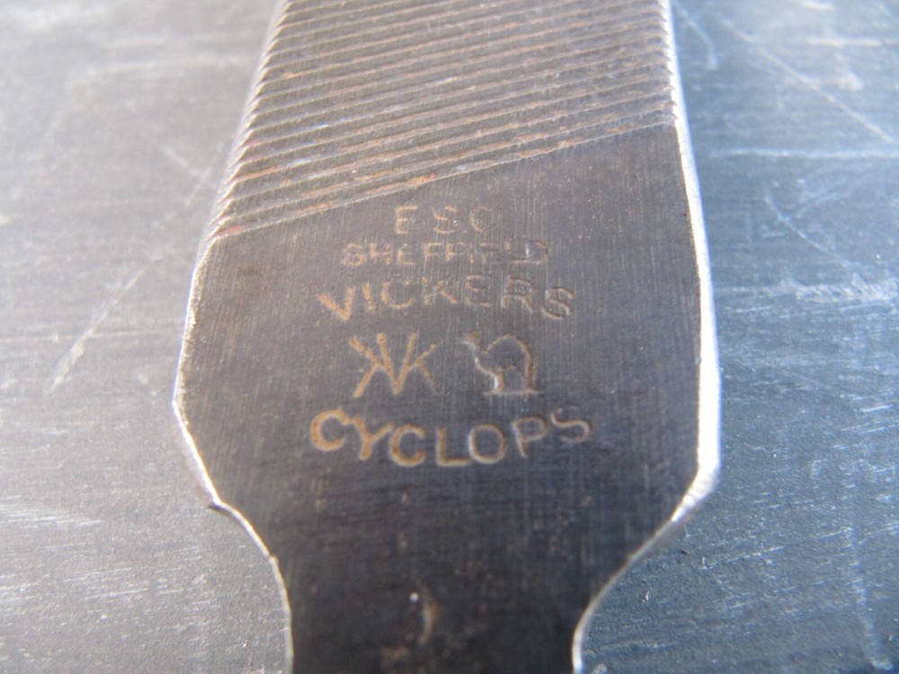 Vintage Vickers Cyclops Engine Reamer / File
