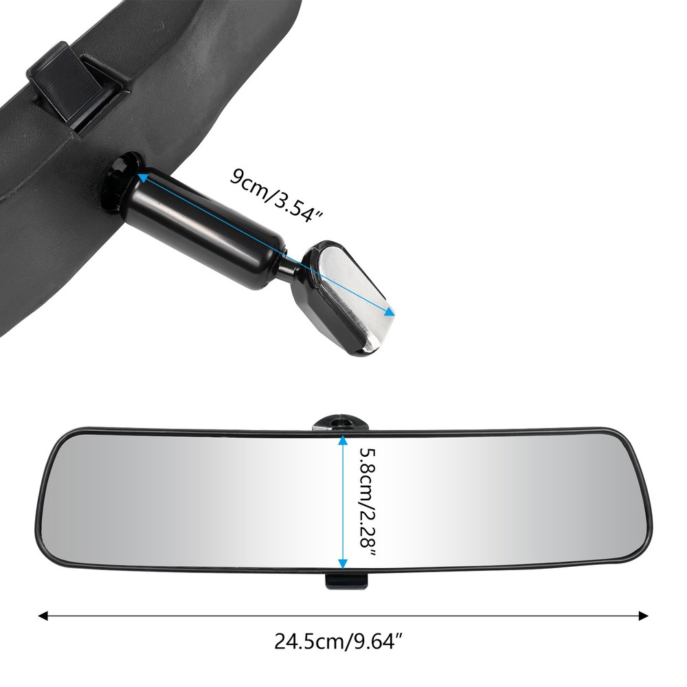 Rear View Mirror Interior Replacement Universal Driving Instructor Wide Safety
