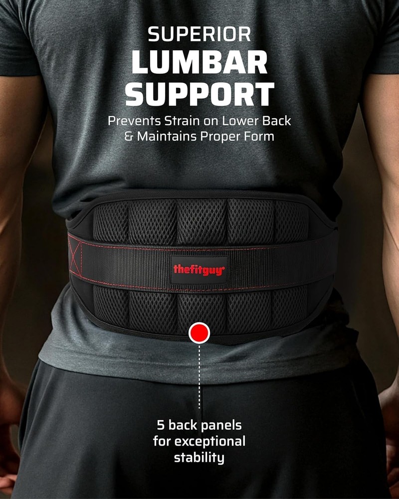Ultimate Belt for Belt Squats Structured Back Support Padded Hip & Thigh Area