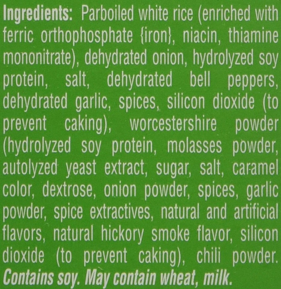 Tony Chachere Rice Dinner Mix, Dirty Rice, 4 Count