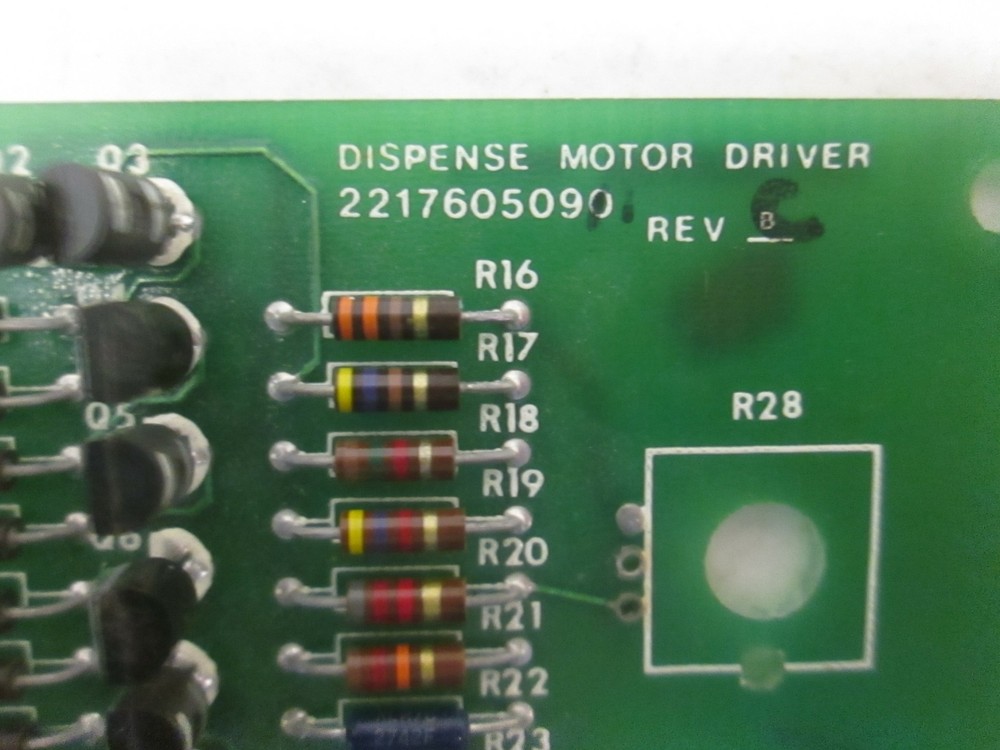 Machine Technology, Dispense Motor Driver, 2217605090 Working When Removed, Used