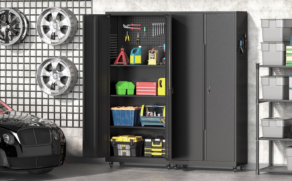 Rolling Tool Chest Cabinet Tool Box Lockable Tool Storage Cabinet for Garage
