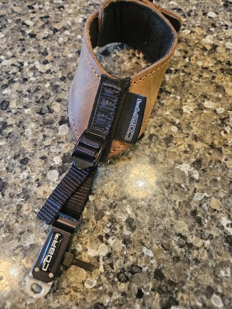 Cobra Archery Release Aid / Trigger for Bow Tan Leather