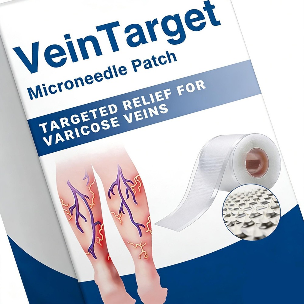 Vein Target Microneedle Patch Natural Ingredients Leg Care Patch