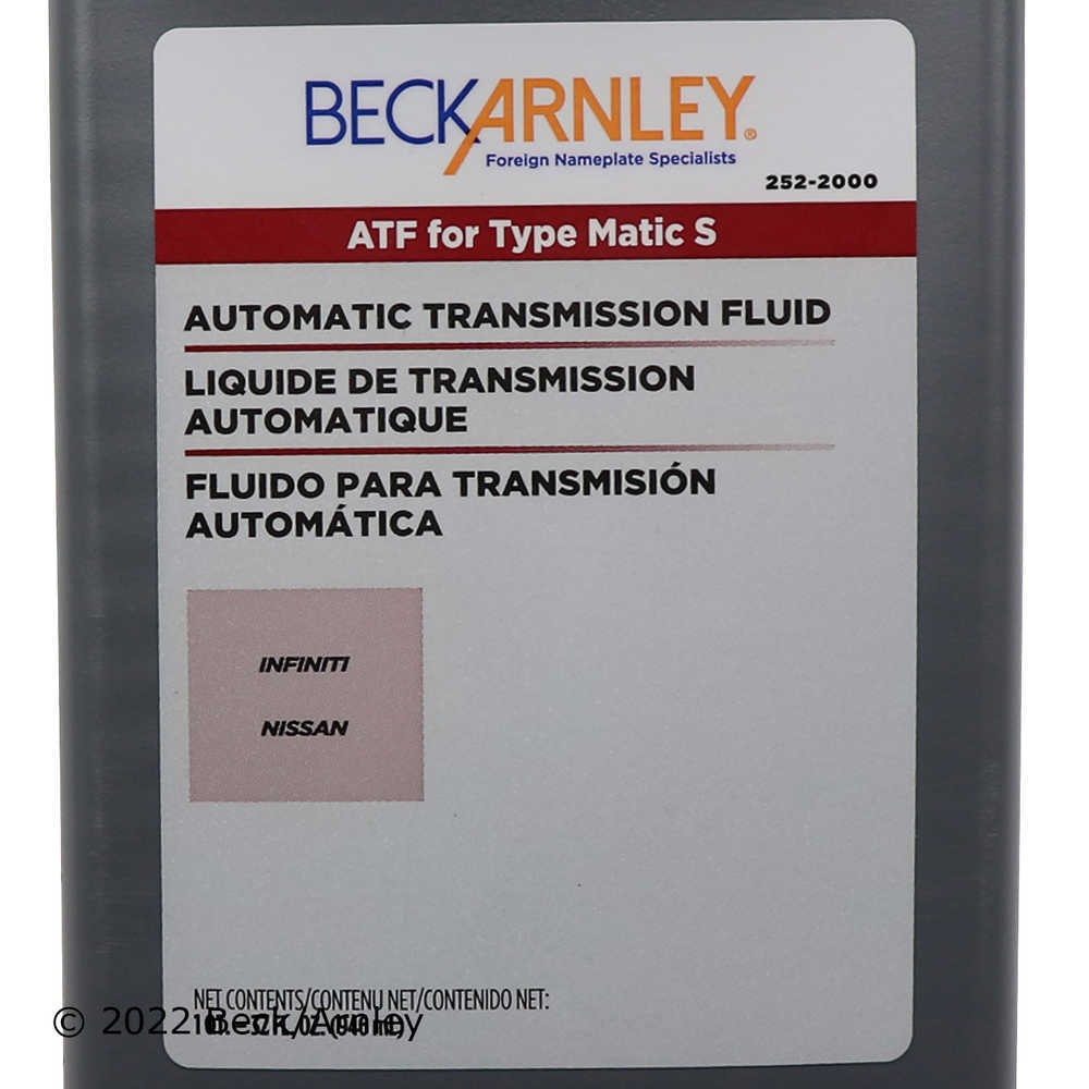Automatic Transmission Fluid-Auto Trans Fluid Beck/Arnley 252-2000