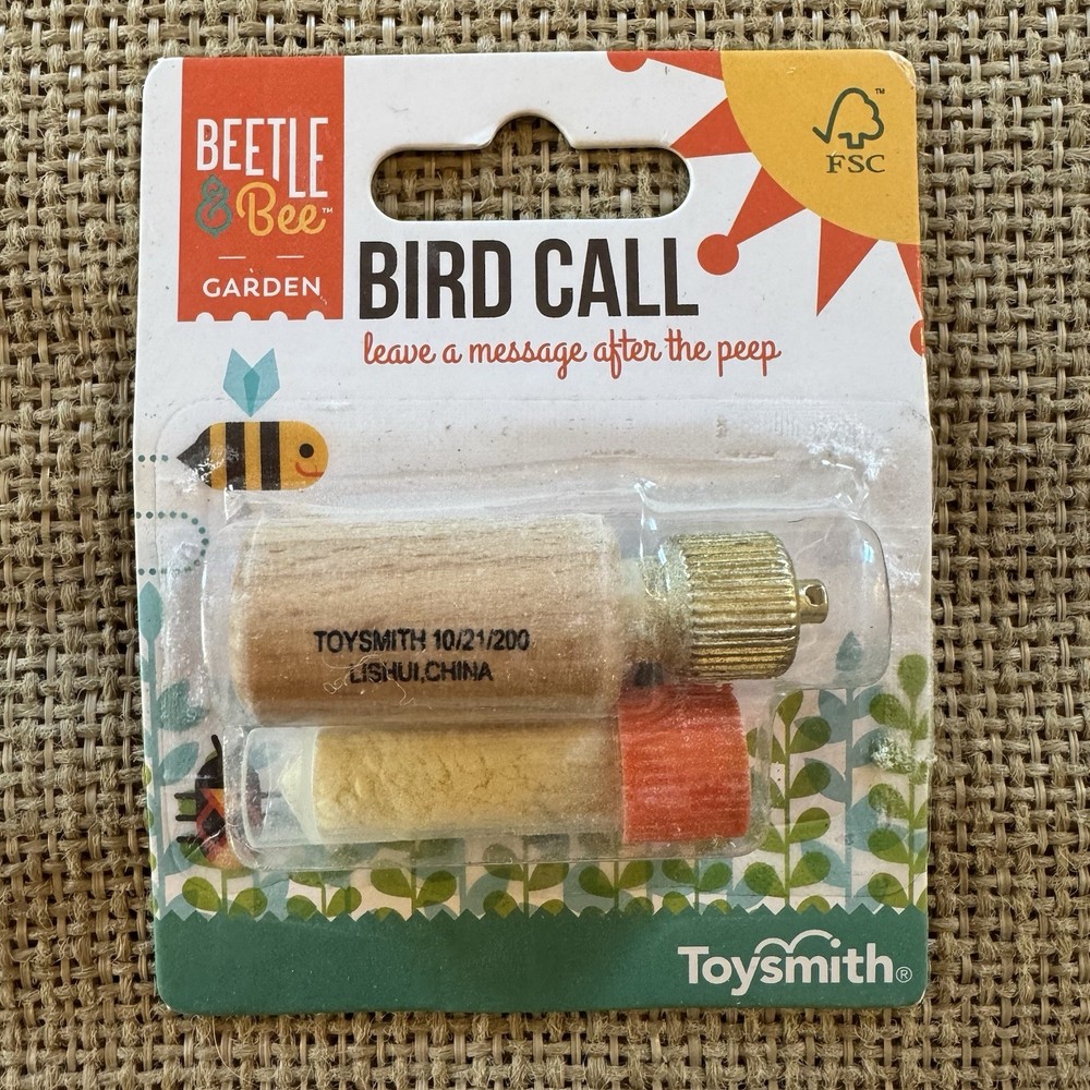 Stocking Stuffer Toysmith Beetle & Bee Bird Call
