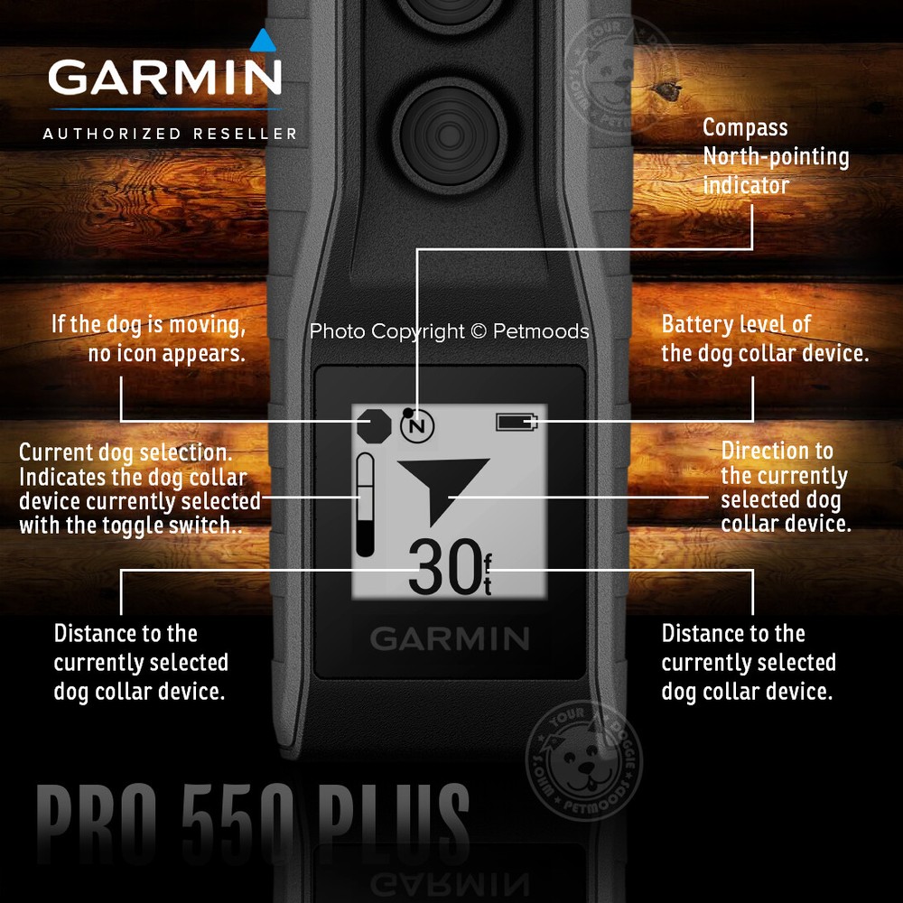 Garmin Pro 550 Plus Bundle Dog Tracking and Training TT15X Collar Device GPS