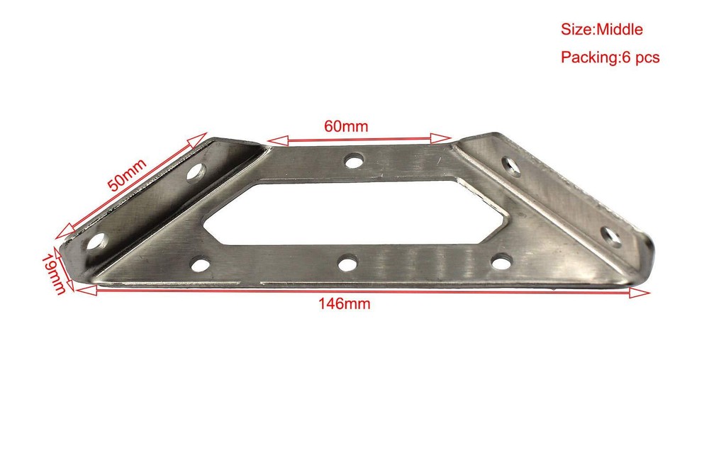 304 Stainless Steel multifuctional Corner Bracket Heavy Duty Triangle Bracket...
