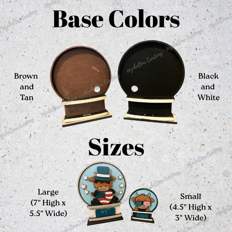 Camping Interchangeable Snow Globe