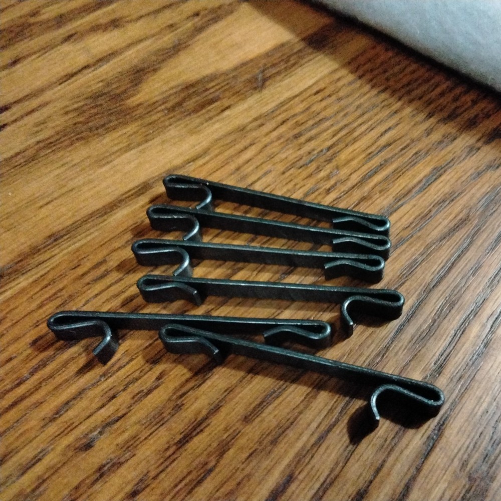 12 EARLY 2'' DOUBLE LOOP STYLE NAPA,MAC,PROTO TOOL BOX DRAWER SLIDE SPRING CLIPS