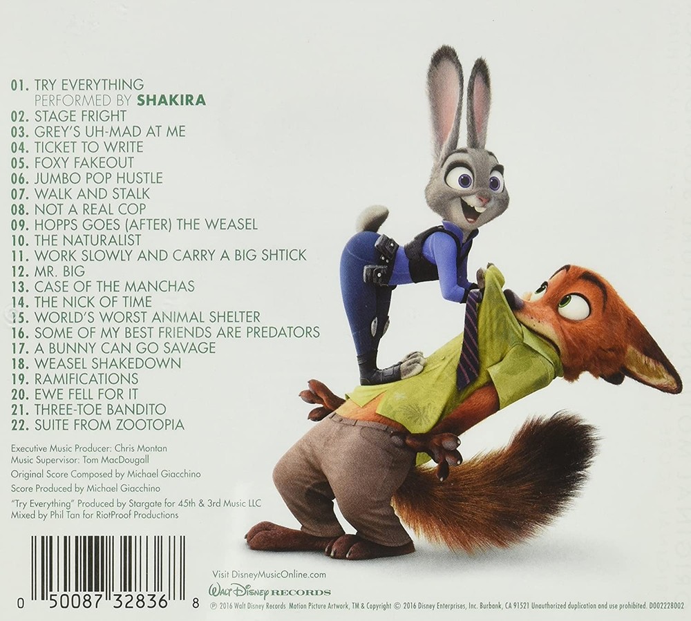Michael Giacchino Zootopia (CD)