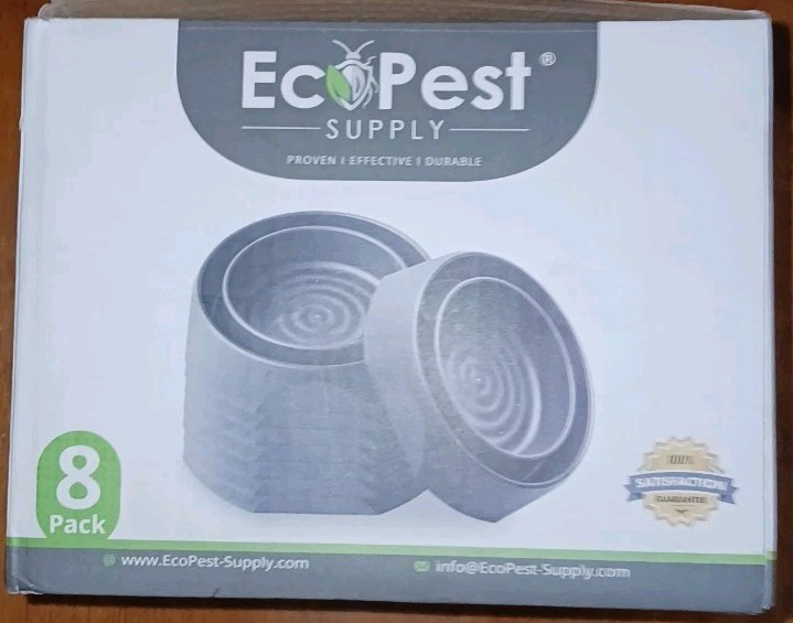 EcoPest Supply Bed Bug Blocker Pro 8 Pack Interceptor Traps New Open Box