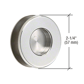 CRL 1819PS Polished Stainless Steel Thru-Glass Pull Handle
