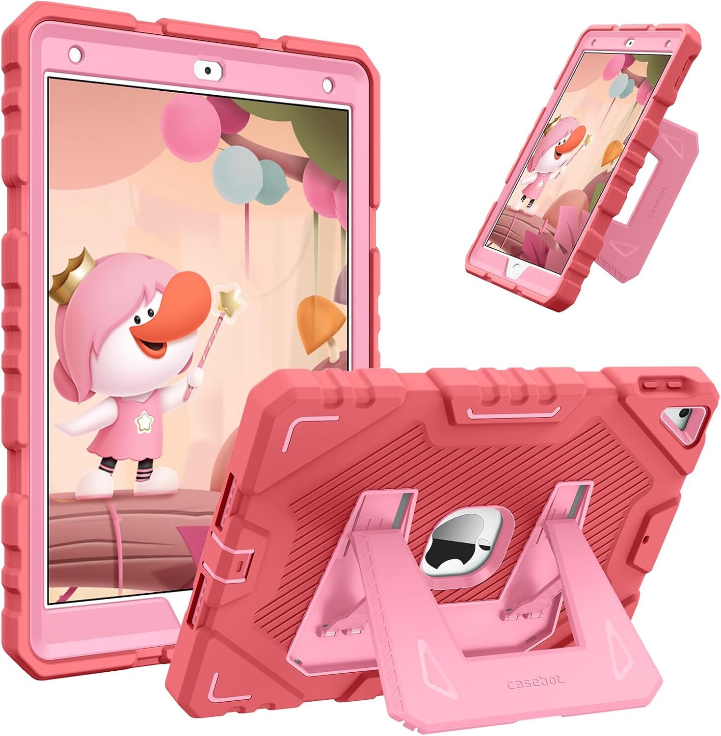 Shockproof Kids Case for iPad 9th 8th 7th Gen 10.2" Fully-Body Heavy Duty Cover