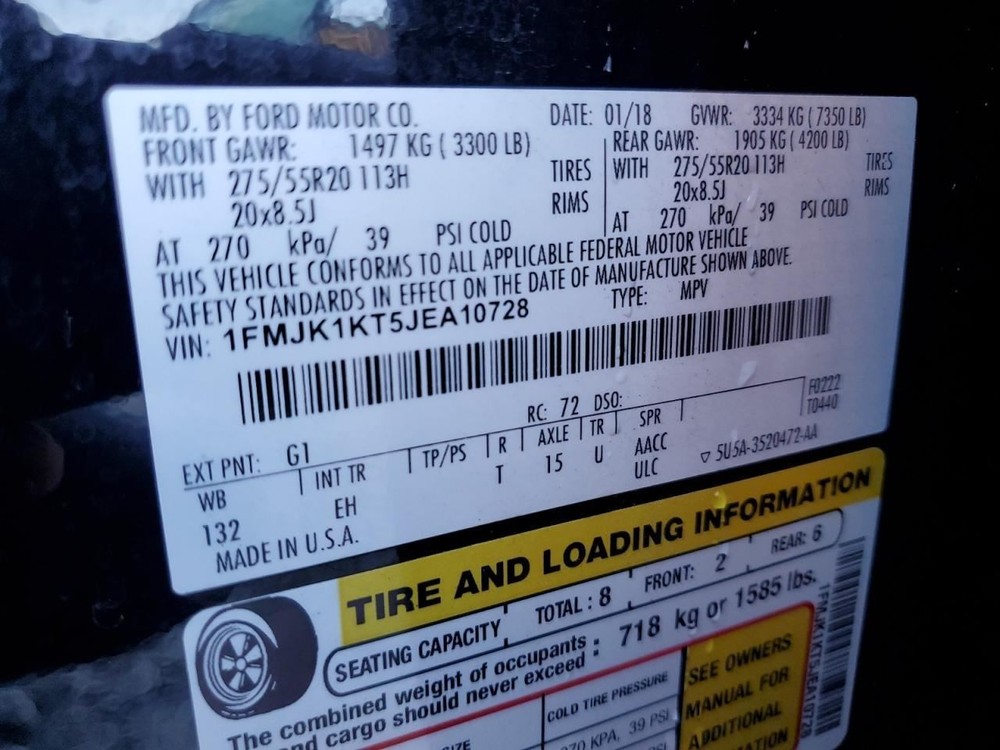 Fuse Box Engine Fits 18-21 NAVIGATOR 4881201