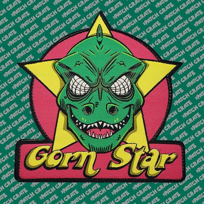 RARE! Set of 5 Patch Crate Alien Themed Patches 2pc Hook/Loop Backing