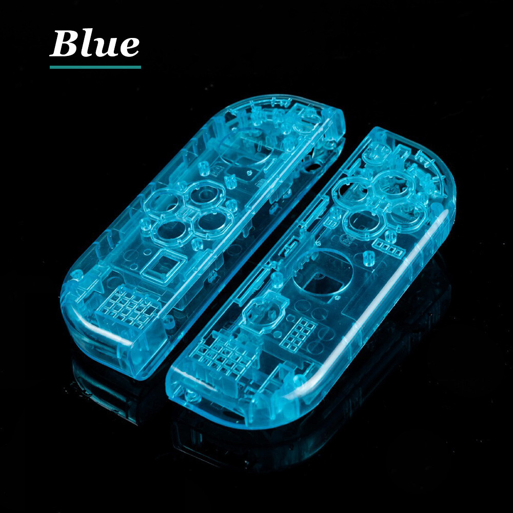 For Nintendo Switch Joy-Con Replacement Shell Case Housing DIY Translucent 1Pair