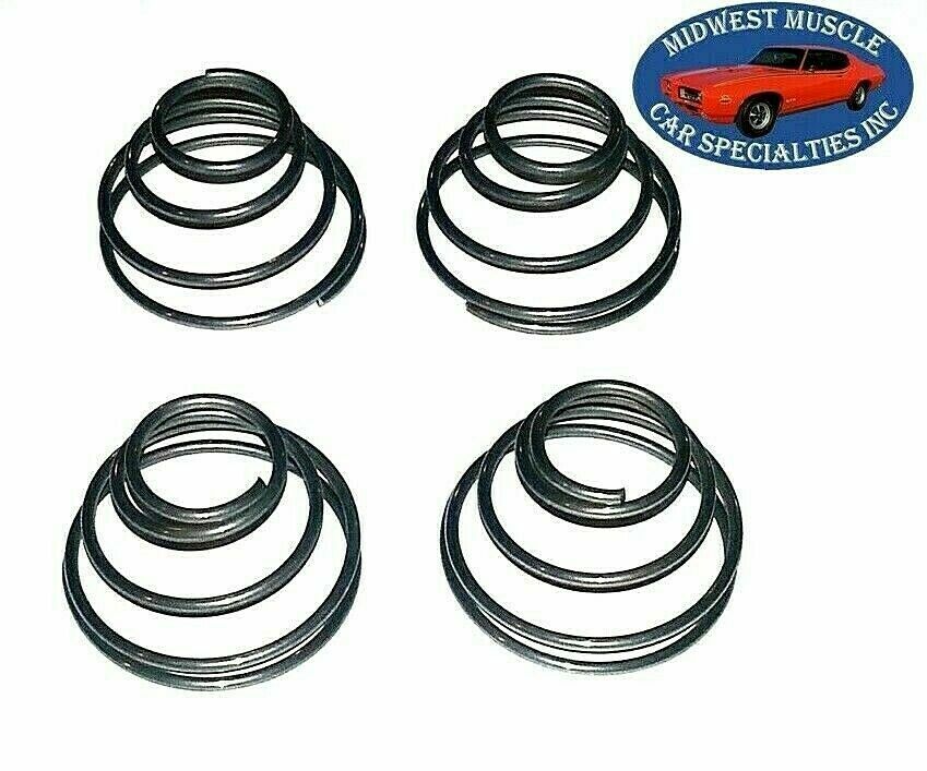 4pc GM NOSR Inside Door Panel Window Crank Handle Escutcheon Tension Springs BS