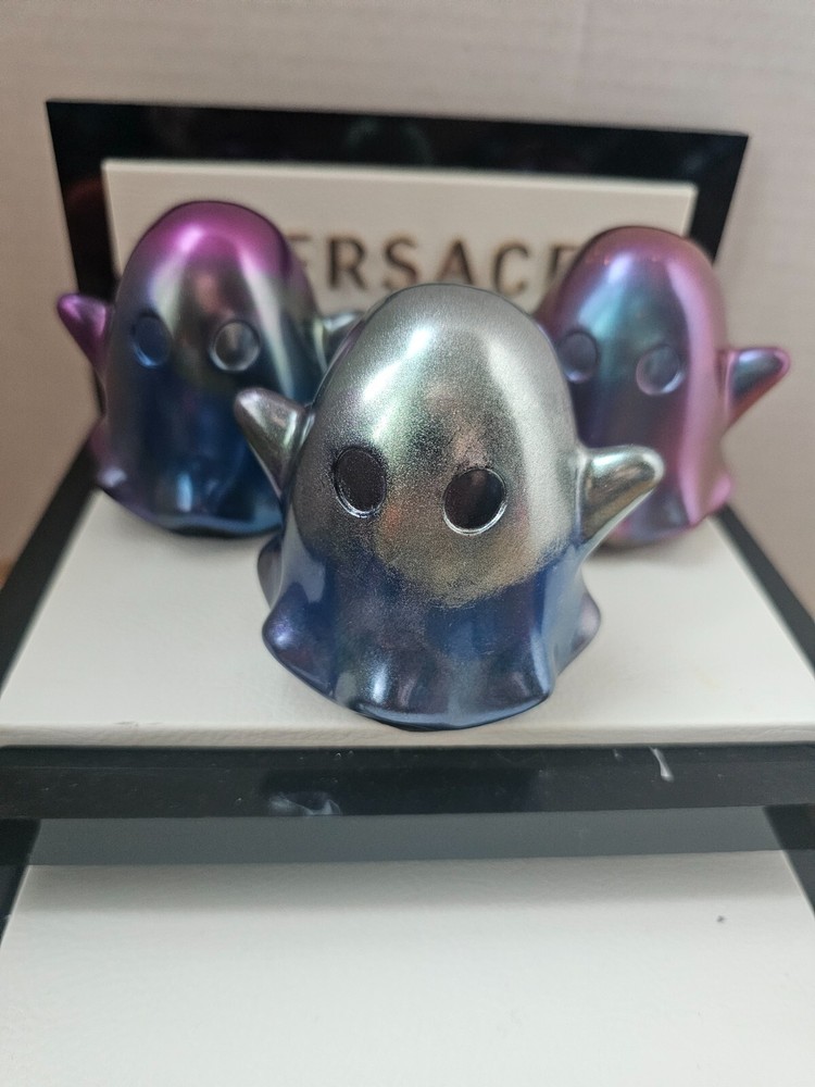 Decorative Ghost Handmade with Epoxy Resin, Multiple Colors. OOAK. Halloween dec