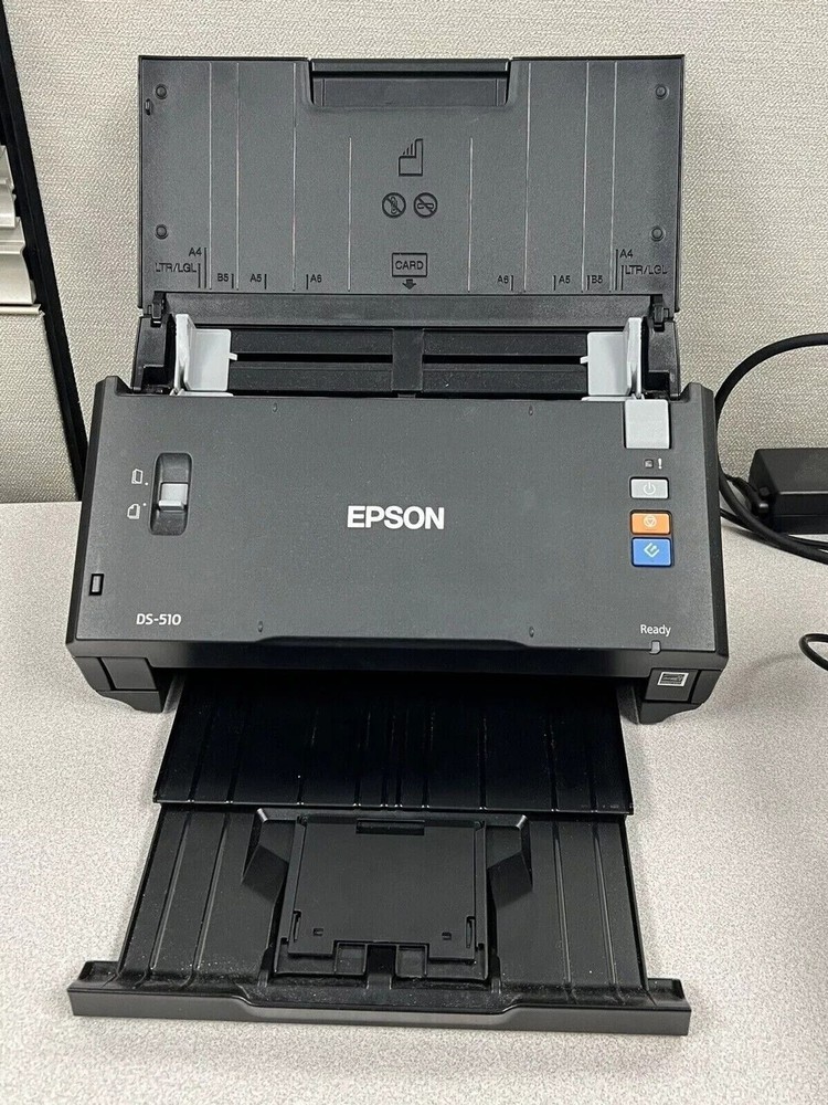 Epson WorkForce DS-510 Color Scanner Desktop Document Bundle🛡️eBay Refurbished