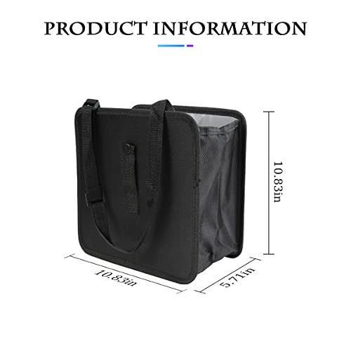 Foldable Trash Can, Hanging Waterproof Leakproof Storage Bag with Large