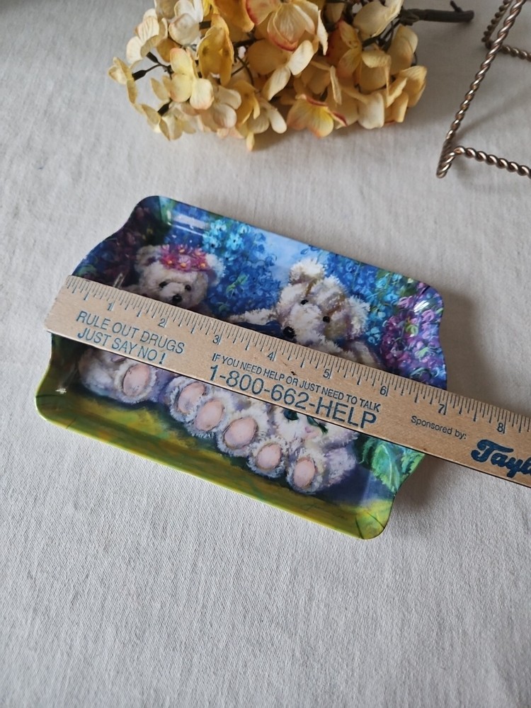 Ashdene Melamine Teddy Bear 7" Mini Tray Australia