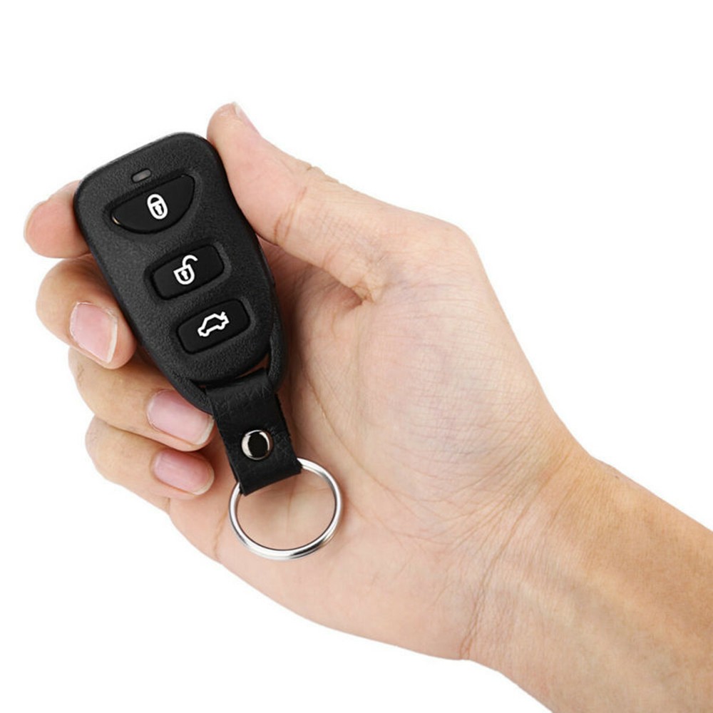 Car Accessory Remote Central Locking Kit Keyless Entry System +2 Remotes Fobs