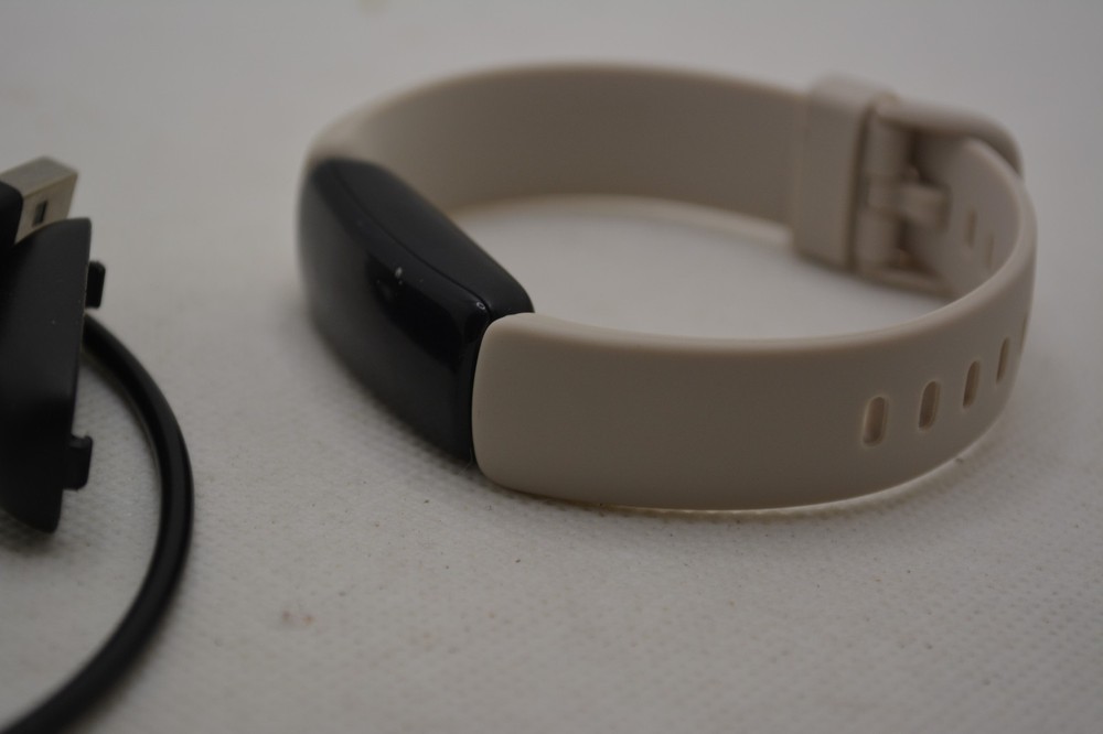 Fitbit Inspire 2 Activity Tracker FB418 - Bone S/P with Charger Bundle