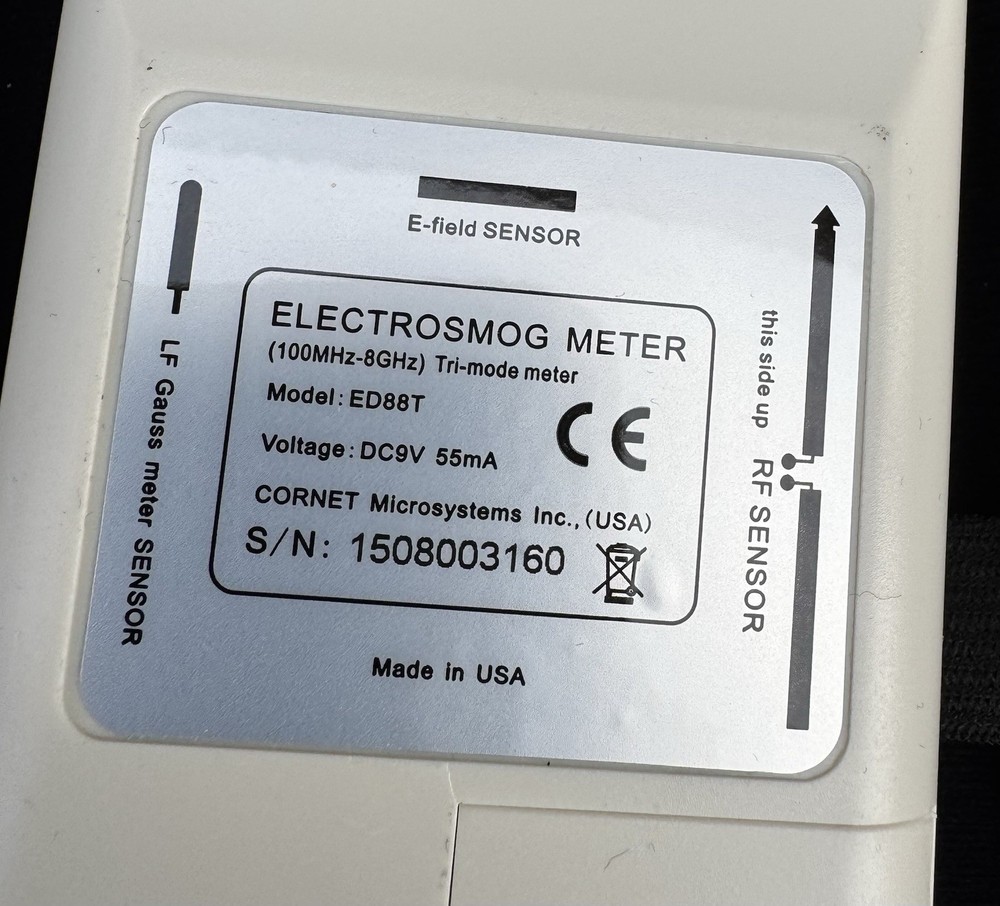 Cornet Microsystem ED88T Electrosmog Meter Tri-mode USA