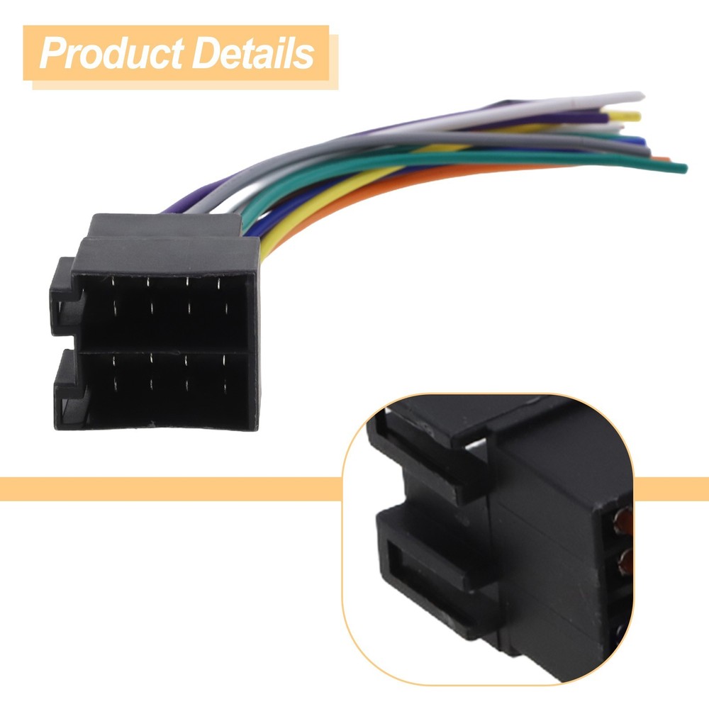 New Notes Radio Cable Harness Cable Charger Manual Measurement Data ABS