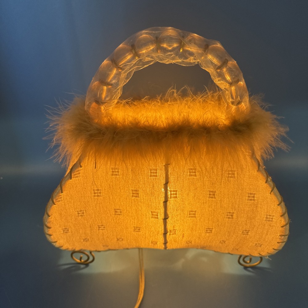 Womens Purse Shaped Table Lamp