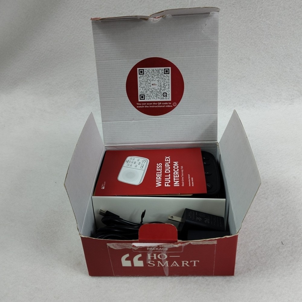 HO-Smart 2-Way Full Duplex Wireless Intercom 2-Set 1300ft EUC