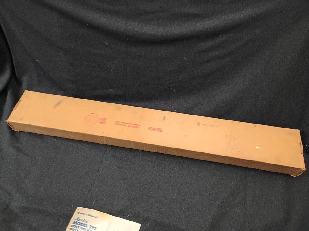 1986 Marlin Model 783 BOX AND MANUAL ONLY!